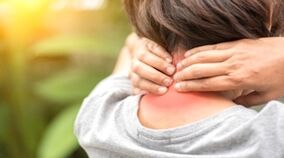 Osteocondrosis pain in the neck