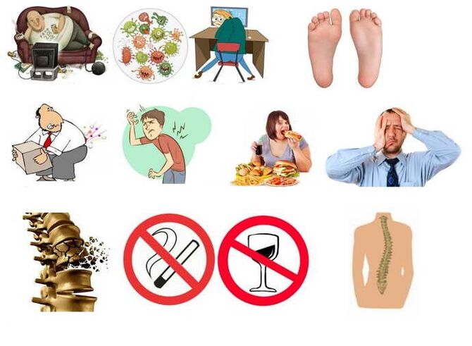 Many reasons for osteocondrosis