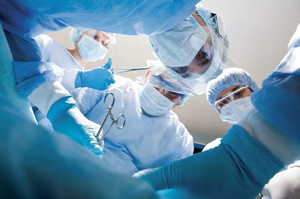 An operation is performed for complex thoracic osteochondrosis